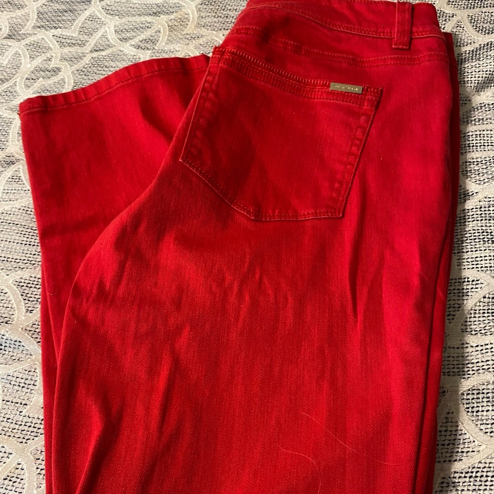 Red jeans